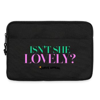 Isn't She Lovely – Inspirierende Beauty-Grafiken - Laptoptasche 13" - Schwarz - Vorne
