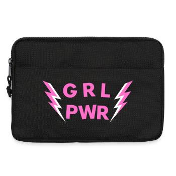 GRL PWR - Girl Power - Lucky Charm Girlfriend - Laptop bag 13" - black - Front