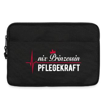 Nix Prinzessin - Pflegekraft - Geschenk - Laptoptasche 13" - Schwarz - Vorne