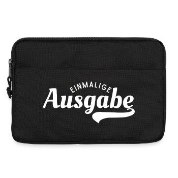 Einmalige Ausgabe, Limited Edition, Birthday gift - Laptoptasche 13" - Schwarz - Vorne