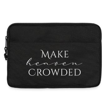 Make Heaven Crowded Glaube Design - Laptoptasche 13" - Schwarz - Vorne