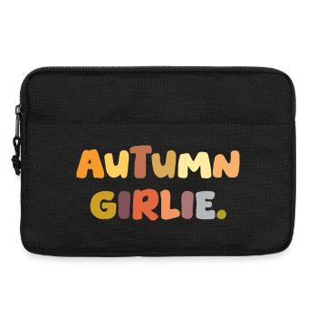 Herbst-Girlie. - Laptoptasche 13" - Schwarz - Vorne