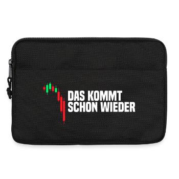 Das kommt schon wieder Aktienmarkt Börse Trader - Laptoptasche 13" - Schwarz - Vorne