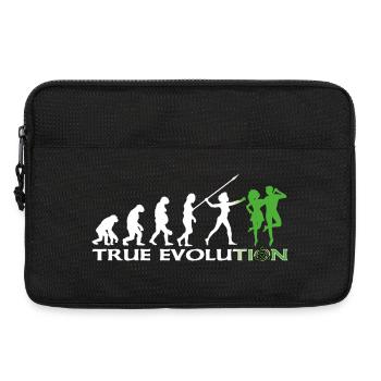 Evolution towards traditional Irish dance - Laptop bag 13" - black - Front