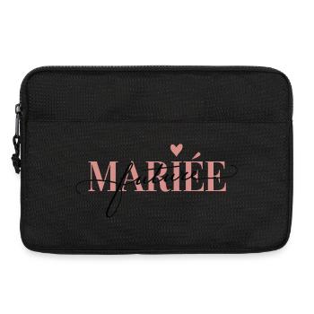 Design-Spaß für den Junggesellenabschied von der zukünftigen Braut - Laptoptasche 13" - Schwarz - Vorne