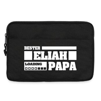 First name Eliah - Laptop bag 13" - black - Front