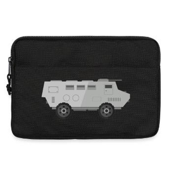 Char militaire - Sacoche pour ordinateur portable 13 pouces - noir - Devant