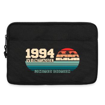 31. Geburtstag 1994 Vintage 1994 Retro Sunset - Laptoptasche 13" - Schwarz - Vorne