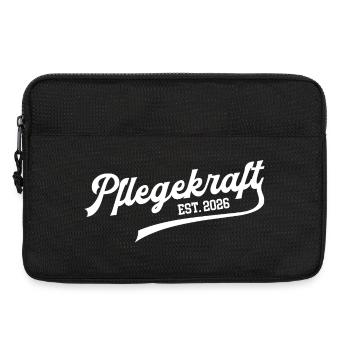Pflegekraft 2026 Pflegehelfer Ausbildung PFK Beruf - Laptoptasche 13" - Schwarz - Vorne