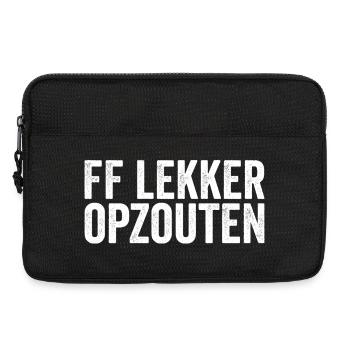 FF Nice Salting – Direkt zum Punkt - Laptoptasche 13" - Schwarz - Vorne