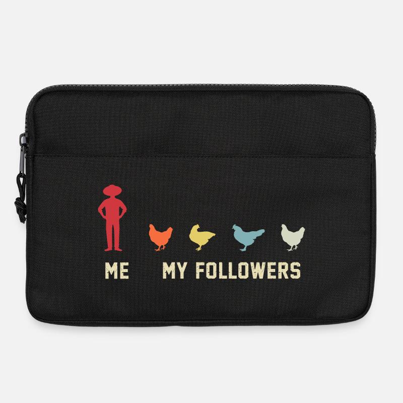 ich meine follower Hühner  - Laptoptasche 13" - Schwarz