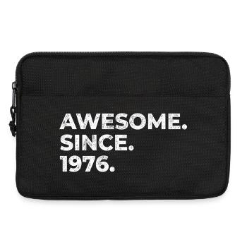 Awesome since 1976 | Birthday | Gift - Laptop bag 13" - black - Front