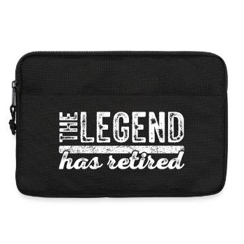 The Legend Has Retired – Lustiges Ruhestand - Laptop bag 13" - black - Front