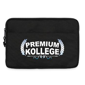 Premium Kollege - Lustiger Spruch - Laptoptasche 13" - Schwarz - Vorne