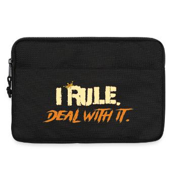 I_rule_2 - Laptoptasche 13" - Schwarz - Vorne