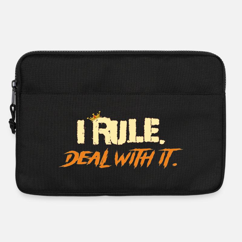 I_rule_2 - Laptop bag 13" - black