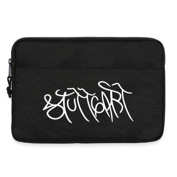 Echtes Stuttgarter Geschenk - Laptoptasche 13" - Schwarz - Vorne
