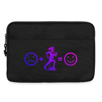 Racing Power Running Design - Laptop bag 13" - black - Front