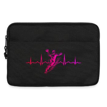 Handball Love to Wear pour les hommes - Sacoche pour ordinateur portable 13 pouces - noir - Devant