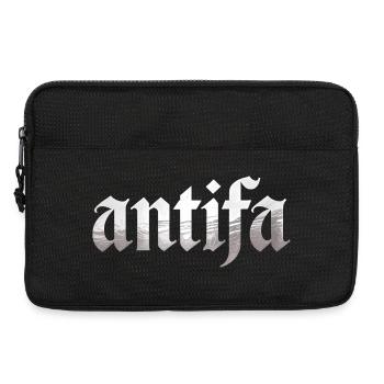 Antifa - Produits dérivés antifascistes - Sacoche pour ordinateur portable 13 pouces - noir - Devant