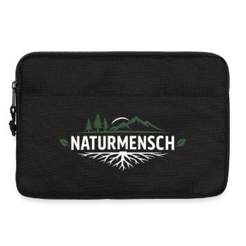 Nature Man – Nature-Loving Statement Design - Laptop bag 13" - black - Front