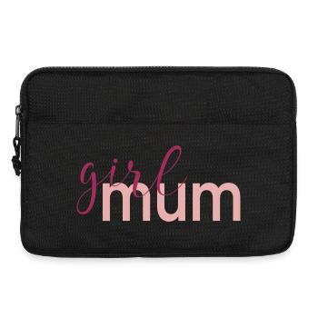Maman de la fille de la fête des mères - Sacoche pour ordinateur portable 13 pouces - noir - Devant