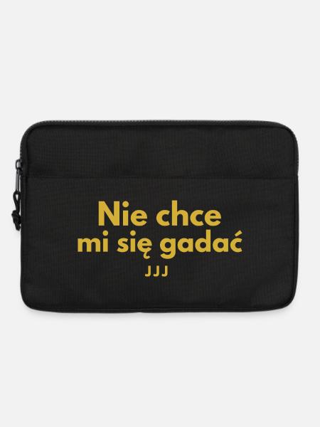 I don't want to talk - JJJ - Laptop bag 13" - black