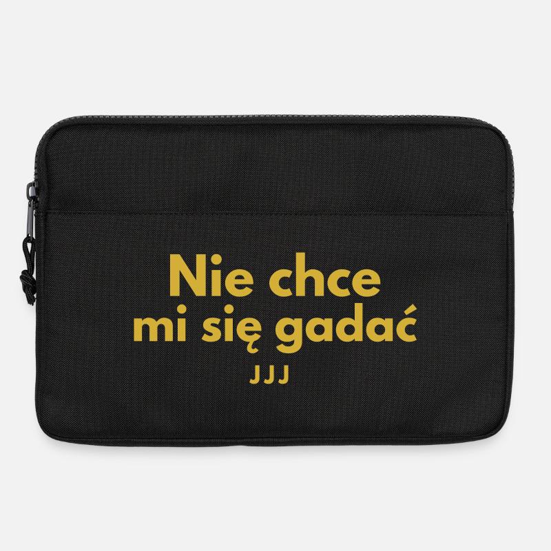 Ich will nicht reden – JJJ - Laptoptasche 13" - Schwarz