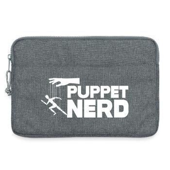 Puppen-Nerd Marionette Tee - Laptoptasche 13" - Grau meliert - Vorne