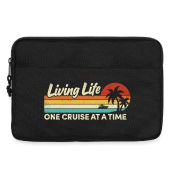 Voyage de vacances d’été en bateau de croisière - Sacoche pour ordinateur portable 13 pouces - noir - Devant