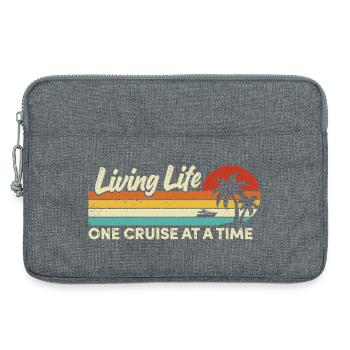 Cruise Ship Summer Vacation Trip - Laptop bag 13" - heather grey - Front