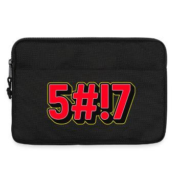 Shit 3D - Laptop bag 13" - black - Front