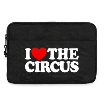 J’adore le cirque - Sacoche pour ordinateur portable 13 pouces - noir - Devant