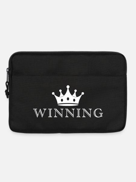 Krone des Sieges - Laptoptasche 13" - Schwarz