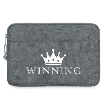 Krone des Sieges - Laptoptasche 13" - Grau meliert - Vorne