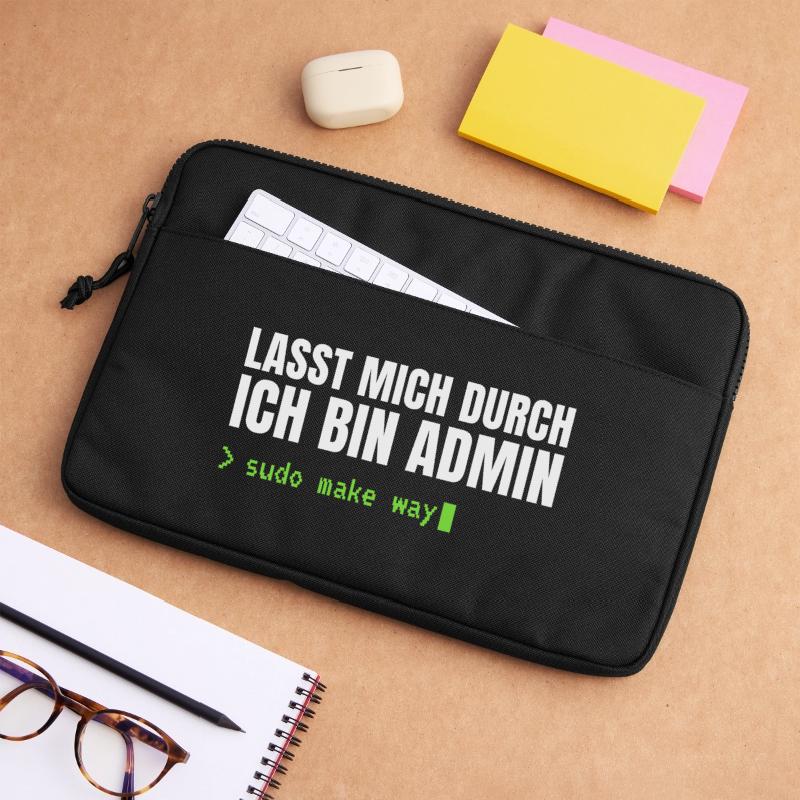 Lasst mich durch, ich bin Admin – Sudo Make Way Laptoptasche 13"