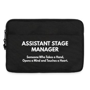 Assistant Stage Manager - Laptop bag 13" - black - Front