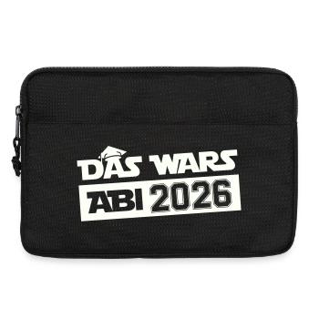 DAS WARS Abi 2026 - Laptoptasche 13" - Schwarz - Vorne
