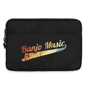 Vintage Banjo Music - Laptop bag 13" - black - Front