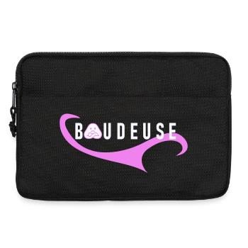 Logo Boudeuse  - Sacoche pour ordinateur portable 13 pouces - noir - Devant