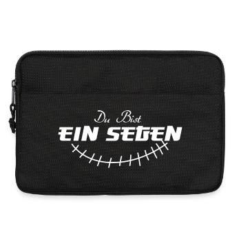 SEGEN – Spirituelles Statement Mode - Laptoptasche 13" - Schwarz - Vorne