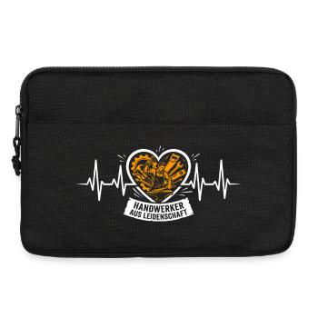Passionate Craftsman Heartbeat Gift - Laptop bag 13" - black - Front