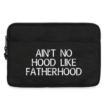 Kein Hood wie Vaterschaft – lustiges Papa-Geschenk - Laptoptasche 13" - Schwarz - Vorne