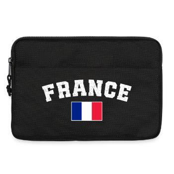 Équipe de France de football - Sacoche pour ordinateur portable 13 pouces - noir - Devant