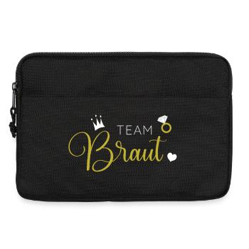 Team Braut - Laptoptasche 13" - Schwarz - Vorne
