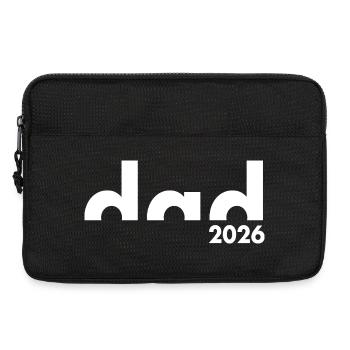 Dad Est. 2026 | Vater | Vatertag - Laptoptasche 13" - Schwarz - Vorne