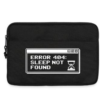 404 Sleep Not Found Pixel - Laptop bag 13" - black - Front