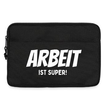 Work is great saying - Laptop bag 13" - black - Front