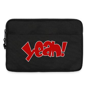 Yeah Cartoon Pop Design - Laptoptasche 13" - Schwarz - Vorne