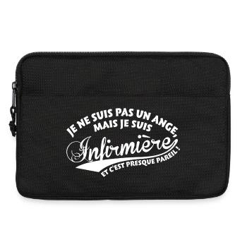 Ange Infirmière - Sacoche pour ordinateur portable 13 pouces - noir - Devant